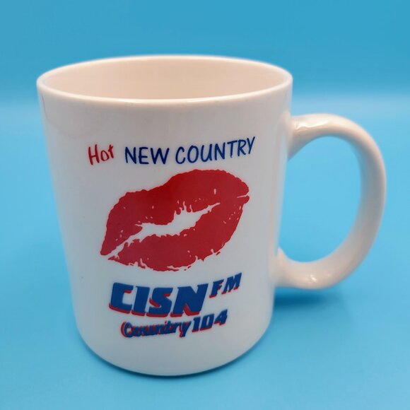 Vintage CISN Country 103.9 FM Radio Edmonton Alberta Canada Mug Cup Coffee Tea - Picture 3 of 16